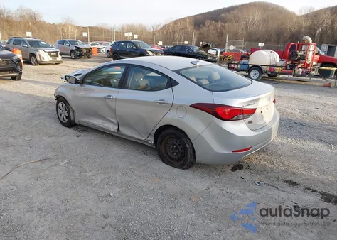 2016 Hyundai Elantra Se z USA, uszkodzony, nr VIN 5NPDH4AE6GH691236